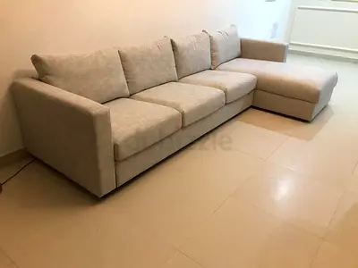 Sofa ikea vimle 4 seater lshape beige