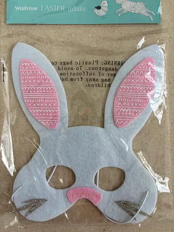Easter Bunny Mask BRAND NEW
