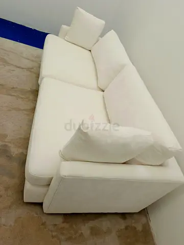 Deep crate and barrel 3 seater sofa for sale