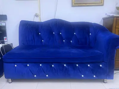 Blue sofa