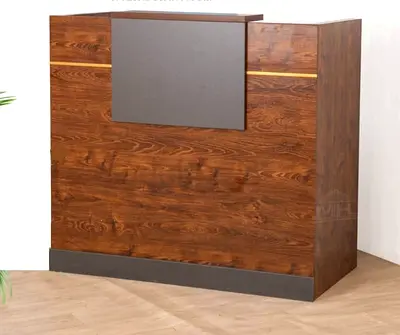 Modern Wooden Reception Counter