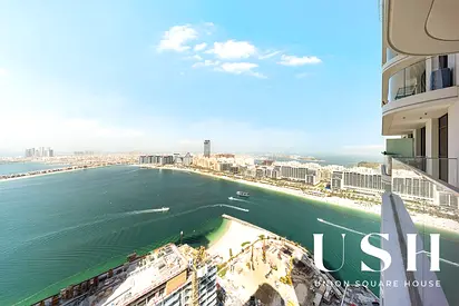 High Floor| Full Palm View | Private Beach | EMAAR