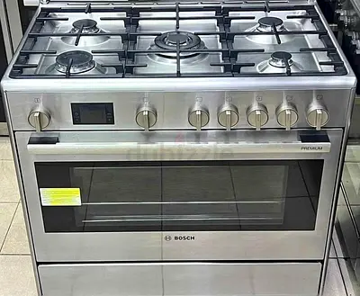 Bosch brand 5 burner top gas oven electric like new condition perfect working more details contact m