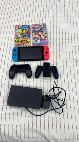 Nintendo Switch 1 Console with 2 games and two controller