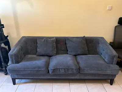 Comfortable Gray Sofa(3+2) in Good Condition