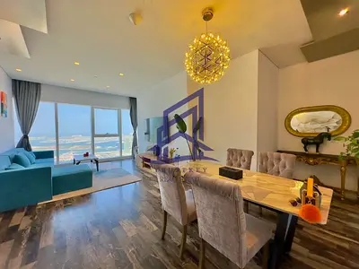 Skyline & Sea Views | Furnished | High Floor 2BR | Damac Heights