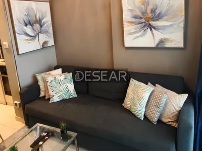 مفروشة بغرفة نوم واحدة | برج زادا | إطلالة على القناة والمارينا