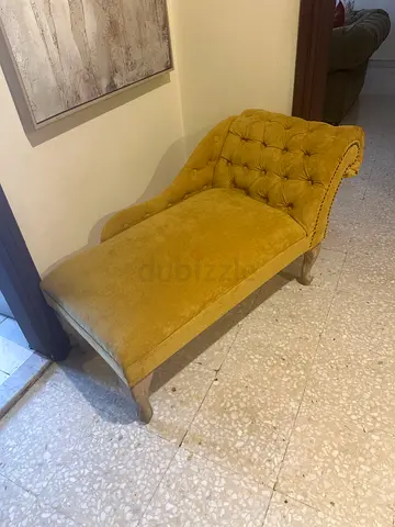 Stylish Yellow Accent Chair