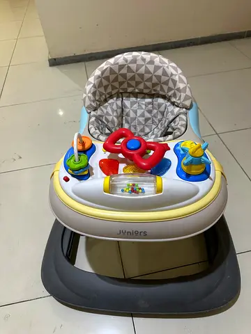 Multifunctional Baby Walker with Play Tray
