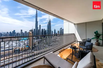 Full Burj Khalifa & Sea Views| High Floor | Vacant