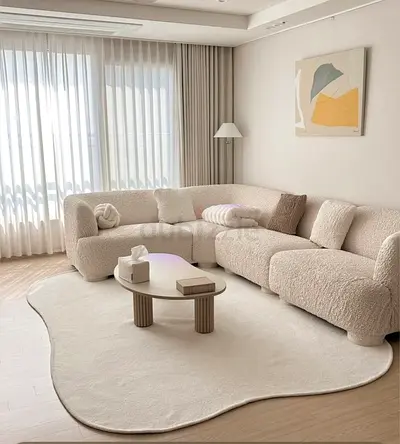 Stylish Living Room Sofa l shaped ( customization options in colours sizes available)