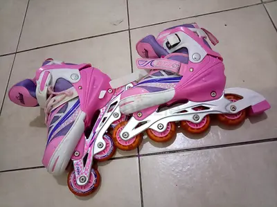 Pink and purple skates for girls 36 size