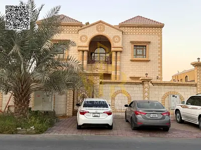 For Sale – Luxury Corner Villa in Al Muwaihat 1 – Ajman | Two Floors | 5 Master Bedrooms | Majlis, Living Room with Washrooms, and Yard | Price Includ