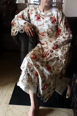 Hand embroidered fine stiched dresses