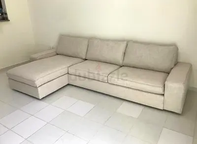 IKEA Kivik L Shape Sofa Beige Good condition