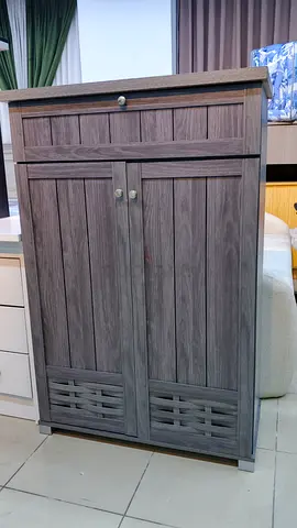 Stylish Grey Storage Cabinet