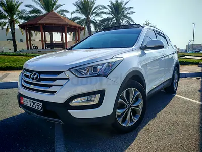 Hyundai SantaFe AWD 2015 GCC Panormic Roof (Vrey Low Millge / Free of Accdent)