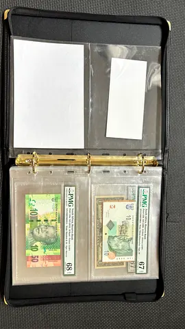 PMG Graded South African and USA notes