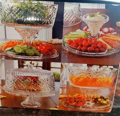 Brand new Crystal Fruit Bowl in its box