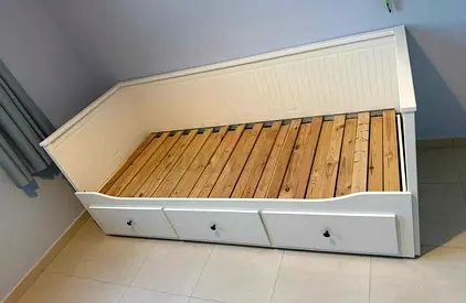 Ikea Hamnes Day bed with two mettreses available in perfect
