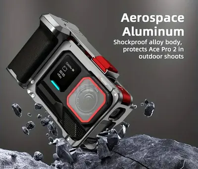 Insta360 Ace pro 2 grip control Xplorer kit aluminum body