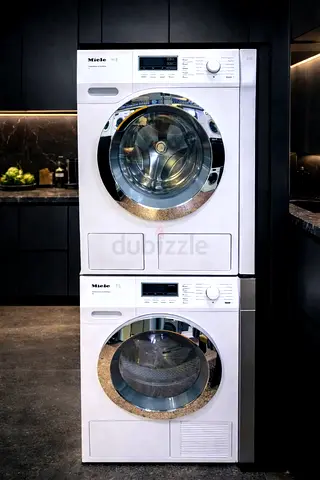 MIELE latest model twin dos 9 kg washer and 8 kg dryer heatpump separate set freestanding