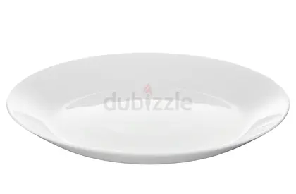 Elegant White Serving, 6 dinner + 6 side + 6 deep plates