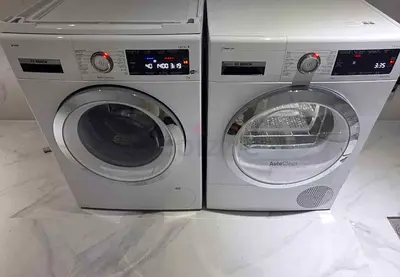New BOSCH Series 8 Separate Washer Dryer 9 + 9 kg WiFi Connect