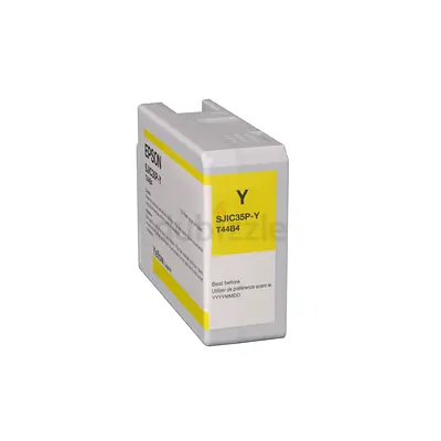 Epson ColorWorks C6000C6500 Yellow Ink Cartridge - SJIC35P-Y T44B4