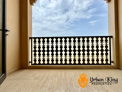 Burj Khalifa View 2-BHK with Balcony | Kitchen Appliences Fitted