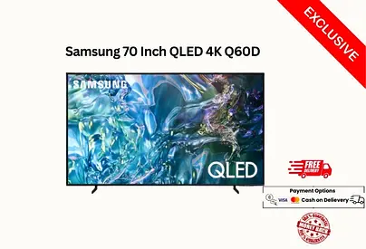 Samsung 70 Inch QLED 4K Q60D Tizen OS Smart TV 70Q60D-FREE Delivery-Warranty
