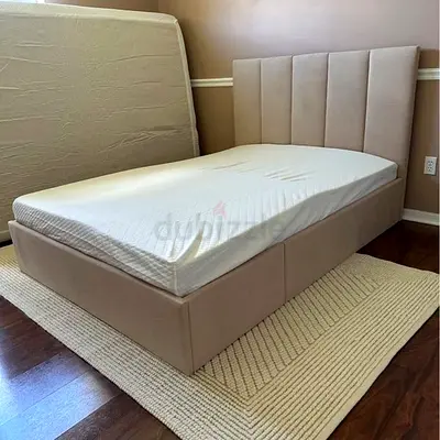 New Modern Upholstered Bed with Storage