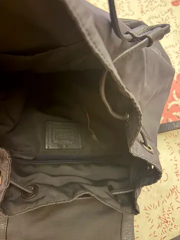 Coach Stylish black bag pack