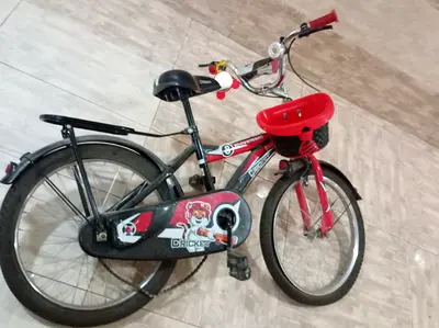Red and black cycle for boy and girl urgent sale