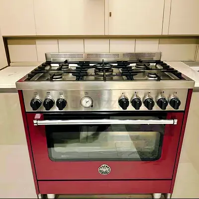 Bertazzoni Latest Model 5 Burner Full Gas Cooker – 90 cm | Italian Premium Quality