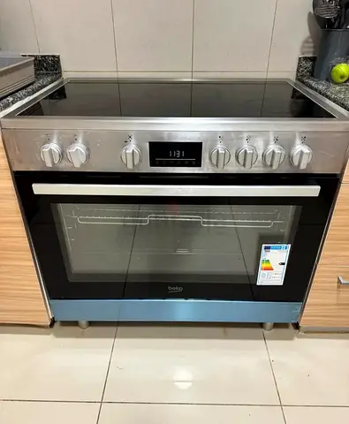New Model Beko Digital Timer 5 Eyes Full Electric Ceramic Cooker Range Size 90cm