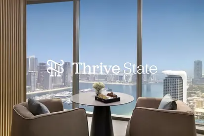 شقة فندقية بطابق مرتفع | مفروشة | إطلالات على البحر والمارينا