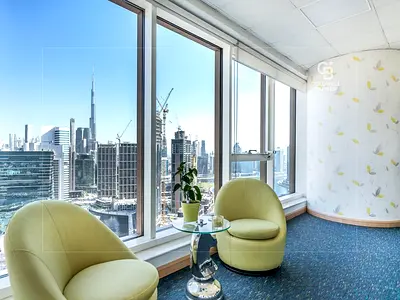 Premium Furnished Office | Burj View | 1 Parking