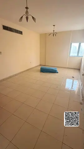 For annual rent in Ajman ♨️ One bedroom and living room in a tower with a balcony 👈 Location: Al Nuaimiya 1, overlooking Kuwait Street