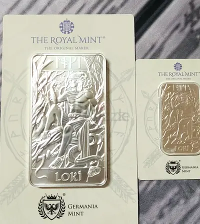 Loki Silver Bars from Germania Mint 10 oz silver