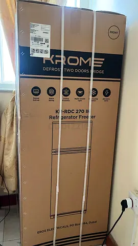 KROME Defrost Two Doors Refrigerator
