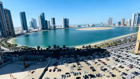 3bhk with balcony chiller Free see view available in Al taawun Sharjah