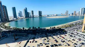 2bhk with balcony chiller Free see view available Al taawun Sharjah