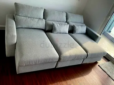 IKEA eskilstuna L shape sofa under storage