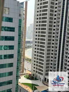 The most beautiful **one-bedroom apartment with a living room in Al Khan** – **tower style buildin