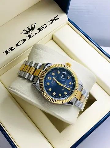 Title: Rolex Datejust 41mm Two-Tone Gold/Silver – Blue Diamond Dial – A+