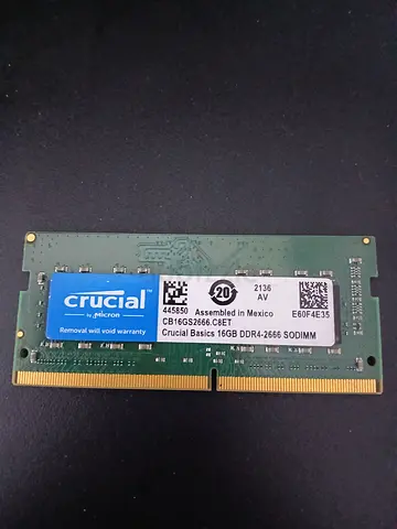Ram 16gb ddr4 for laptop same new