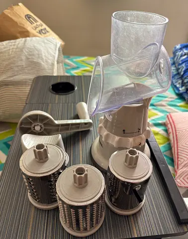 Multi-Purpose Food Processor with Interchangeable Blades
