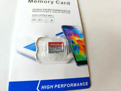128GB High Performance Micro SD Memory Card for Smartphones  Tablets