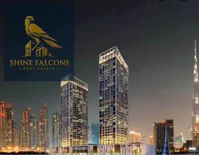 استوديو مفروش | إطلالة على القناة وبرج خليفة | داماك ميزون برايف بي